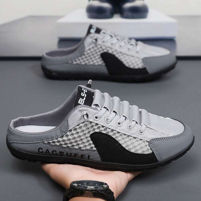 Moderiktiga multifunktionella andas slip-on skor