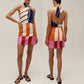 Women’s Fashion Print Halter Mini Dress