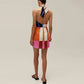 Women’s Fashion Print Halter Mini Dress