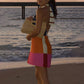 Women’s Fashion Print Halter Mini Dress