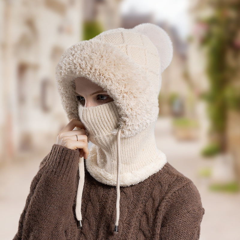🖤Black Friday – Förhandstillgång: 50 % Rabatt🖤❄️3-i-1 Vinter balaklava för kvinnor