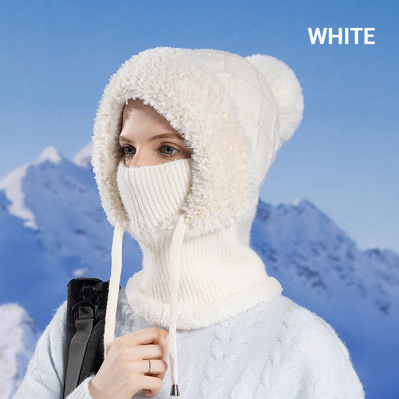 🖤Black Friday – Förhandstillgång: 50 % Rabatt🖤❄️3-i-1 Vinter balaklava för kvinnor