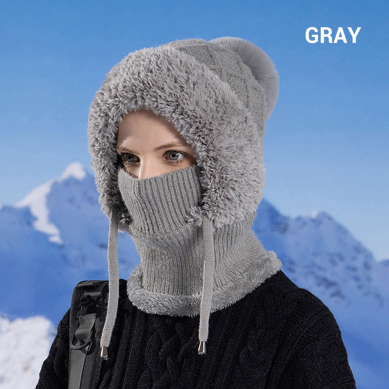 🖤Black Friday – Förhandstillgång: 50 % Rabatt🖤❄️3-i-1 Vinter balaklava för kvinnor