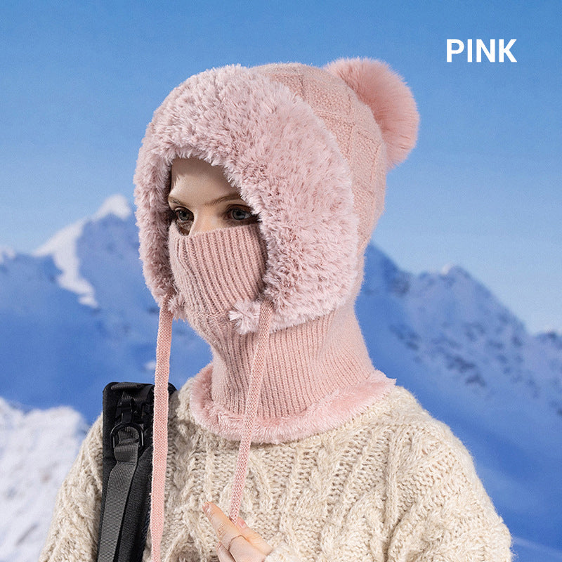 🖤Black Friday – Förhandstillgång: 50 % Rabatt🖤❄️3-i-1 Vinter balaklava för kvinnor