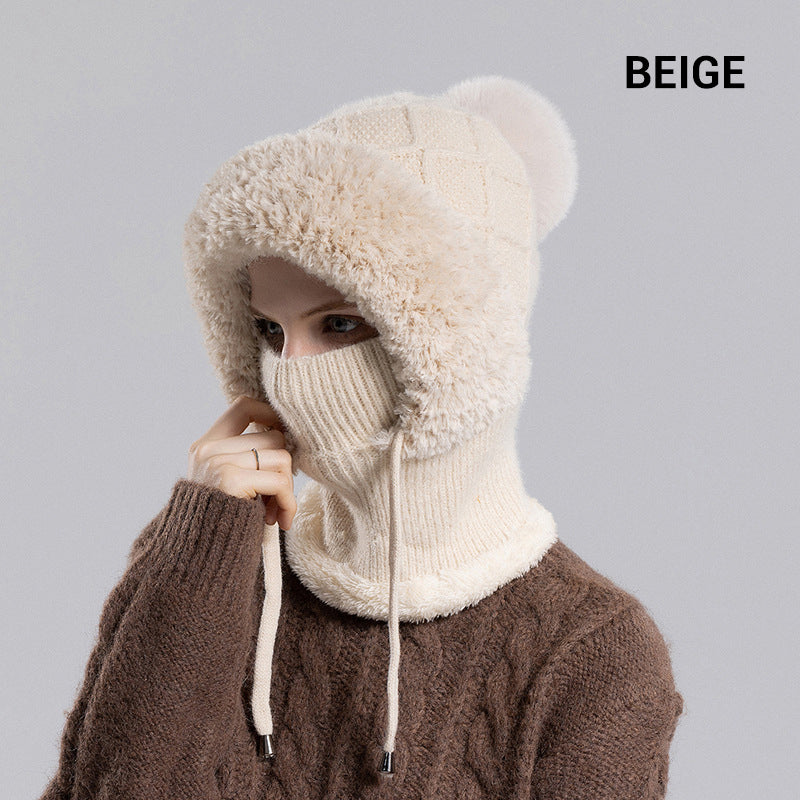 🖤Black Friday – Förhandstillgång: 50 % Rabatt🖤❄️3-i-1 Vinter balaklava för kvinnor