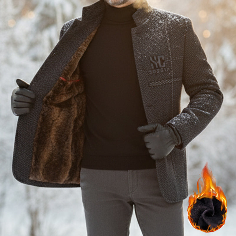 🧥 50% REA NU! ⏰ Herr Vardagsrock - Mjuk & Lång, Perfekt för Avkoppling efter Jobbet 🚚 FRI FRAKT