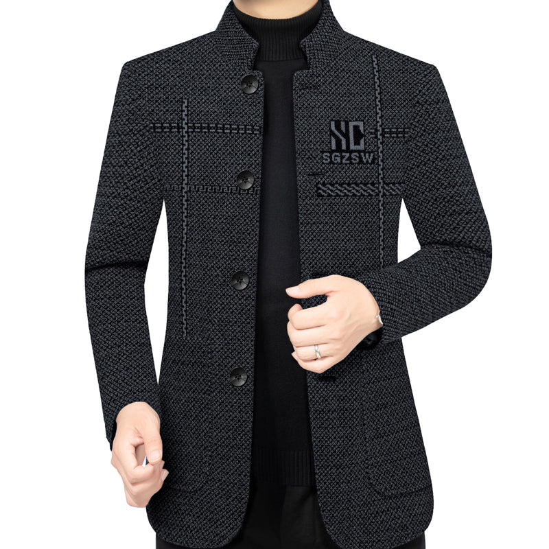 🧥 50% REA NU! ⏰ Herr Vardagsrock - Mjuk & Lång, Perfekt för Avkoppling efter Jobbet 🚚 FRI FRAKT