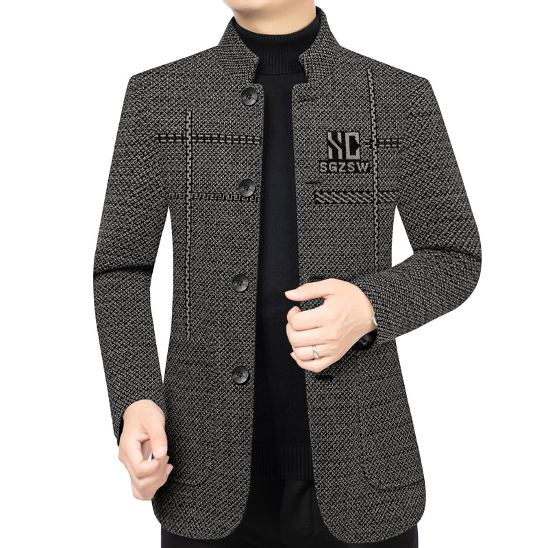 🧥 50% REA NU! ⏰ Herr Vardagsrock - Mjuk & Lång, Perfekt för Avkoppling efter Jobbet 🚚 FRI FRAKT