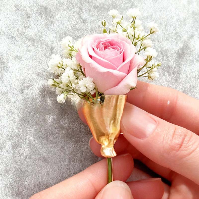 🌸Bärbar Blomsterbrosch Nål ✨