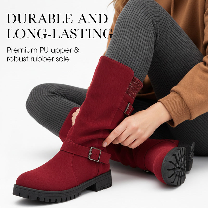 👢 50 % RABATT NU! 🔥 Chica-stövlar i mocka för damer – europeisk stil & halkfri sula, komfort hela dagen 🍂✨