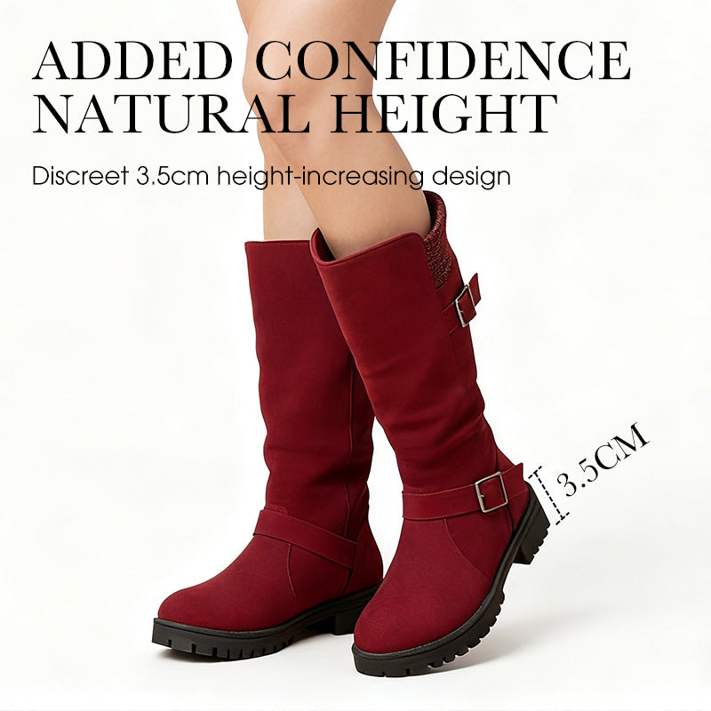 👢 50 % RABATT NU! 🔥 Chica-stövlar i mocka för damer – europeisk stil & halkfri sula, komfort hela dagen 🍂✨