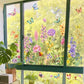 💐Colorful Floral Bouquet Window Sticker🖼️