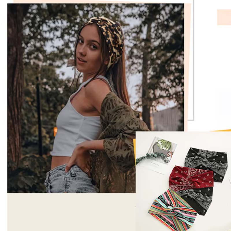 🎀 Köp 1 få 1 gratis! 🧘Elastiskt brett pannband för kvinnor – Mjukt, Stretchigt & Perfekt För Yoga, Löpning & Vardagsbruk ✨