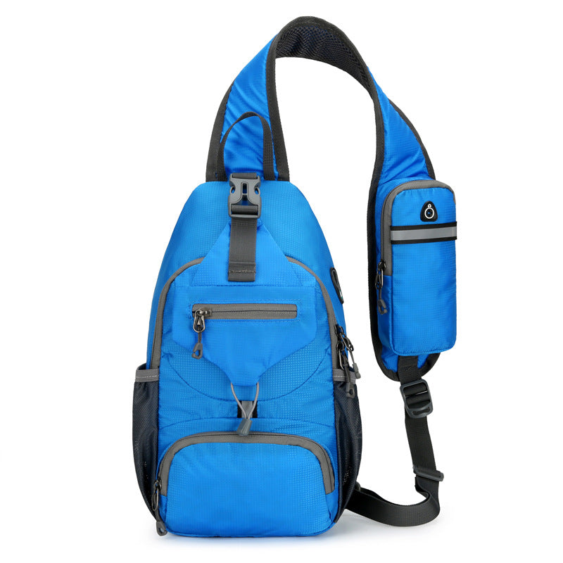🎒 50 % RABATT! ✨ Slingväska för män – flera fickor, vattenavvisande, ventilerande rygg 🌦️