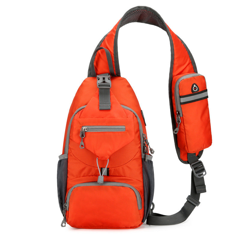 🎒 50 % RABATT! ✨ Slingväska för män – flera fickor, vattenavvisande, ventilerande rygg 🌦️