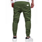 👖 50% RABATT NU! 🏃 Herr Casual Joggers – Dragsko Elastisk Midja, Slim Fit & Hög Stretch – Perfekt För Alla Årstider 🌧️