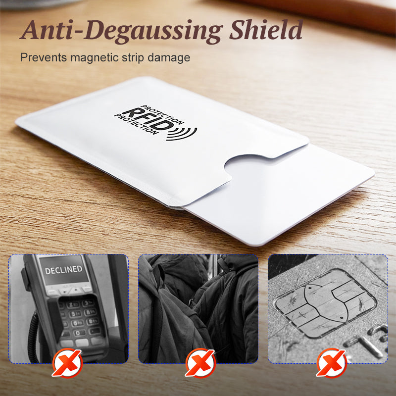 🛡️ Black Friday – Förhandstillgång: 50 % Rabatt 🔒 RFID-Kreditkortsskydd – Ultratunn Aluminiumfolie som Förhindrar Skanning & Avmagnetisering 🧾