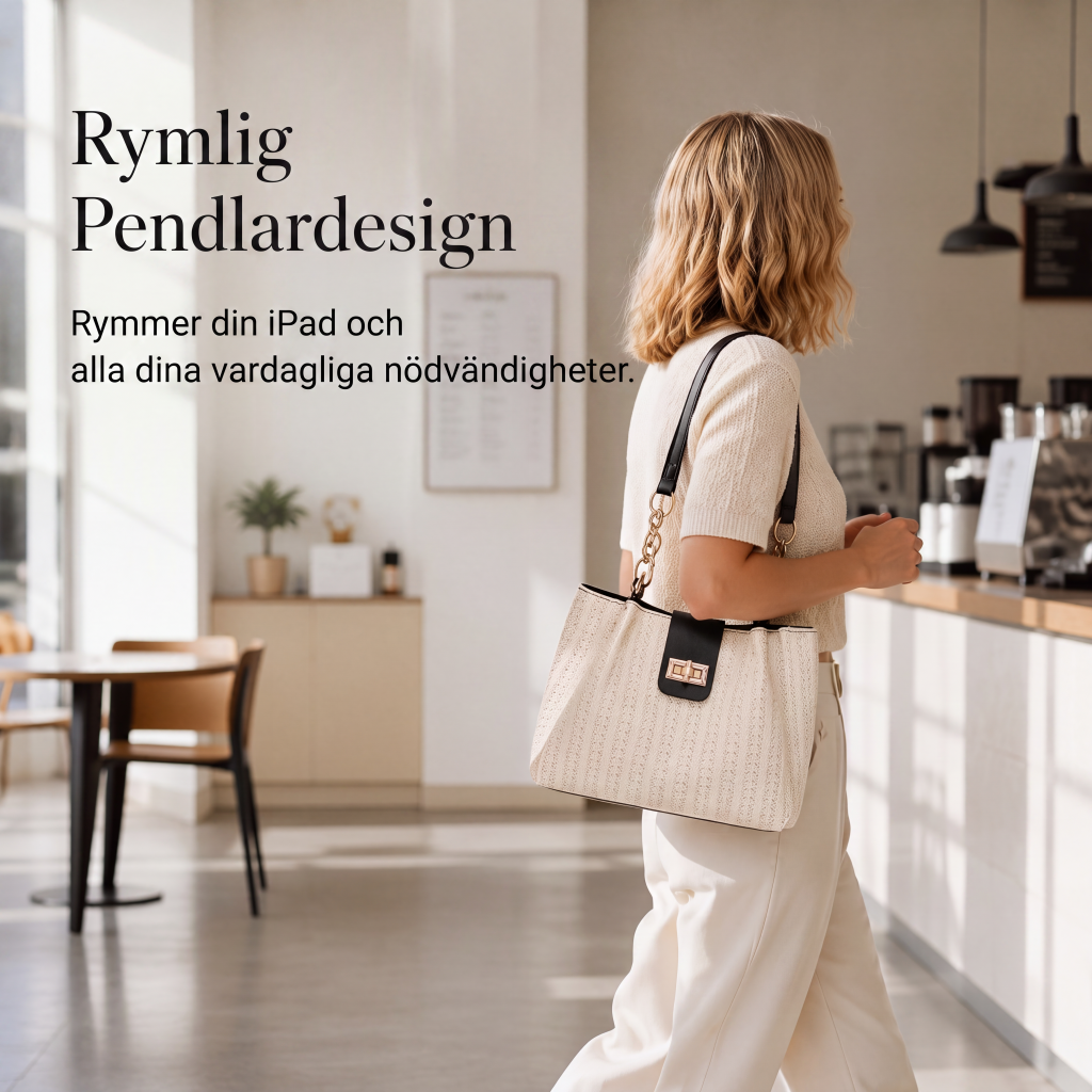 ✨50% RABATT NU! !✨Rymlig halmvæska för pendling