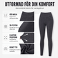 Högmidjade rumplyftande leggings för kvinnor