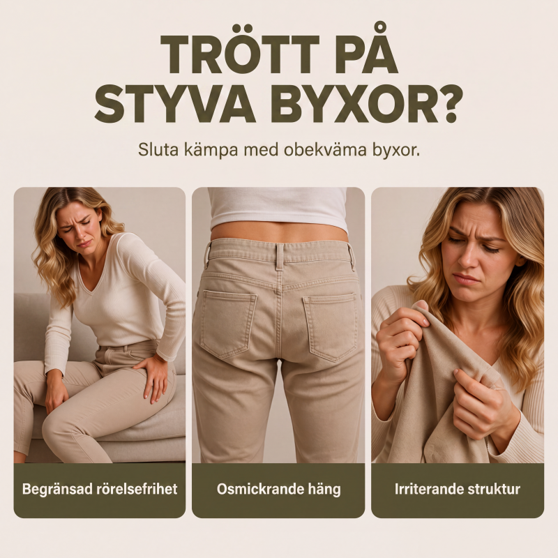 Chicka snygga stretchiga slim fit-jeans