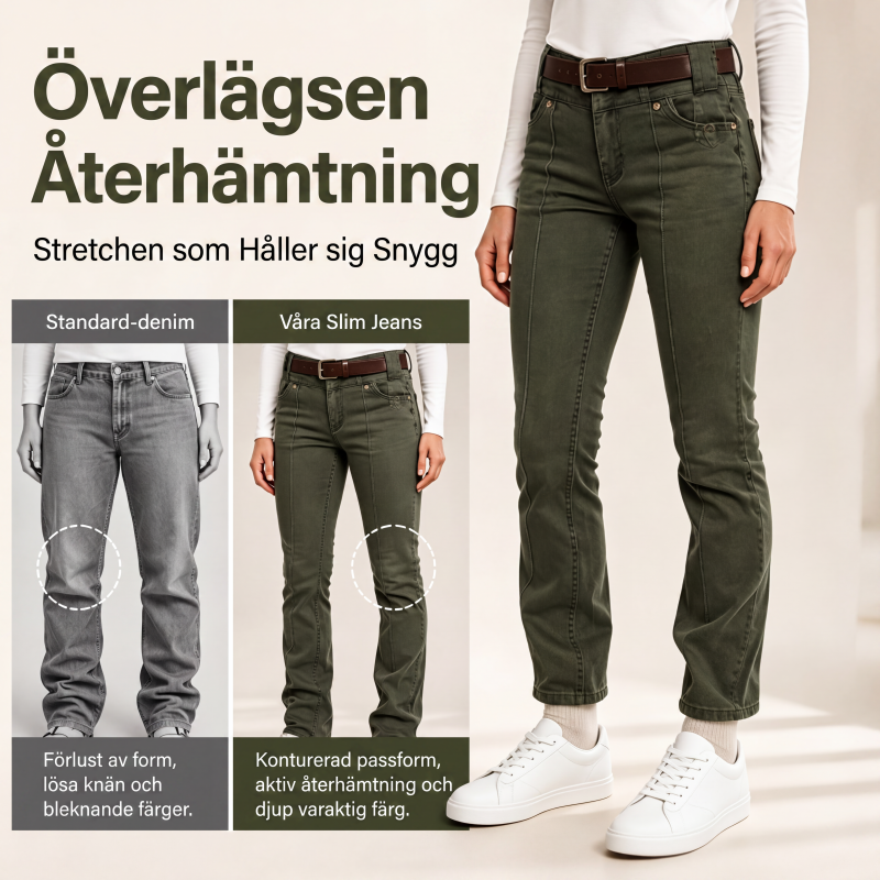 Chicka snygga stretchiga slim fit-jeans