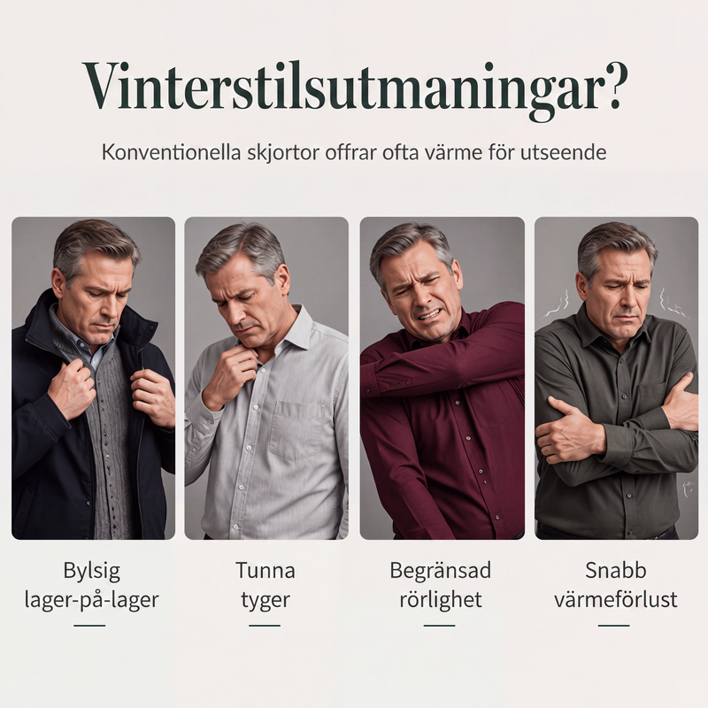 Nya ankomster📦|Herrtopp i falsk tvådelad design med långa ärmar