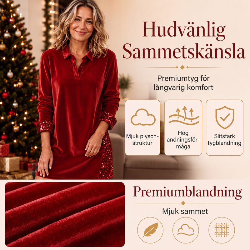 💗 Klassiska aftonklänningar med glittrande detaljer – ger tidlös charm till speciella tillfällen
