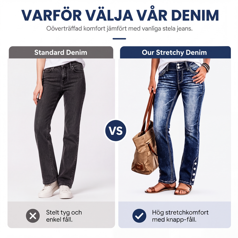 💎👖 Bästsäljare – vintage-stretchjeans – perfekta för vardagen och kontoret