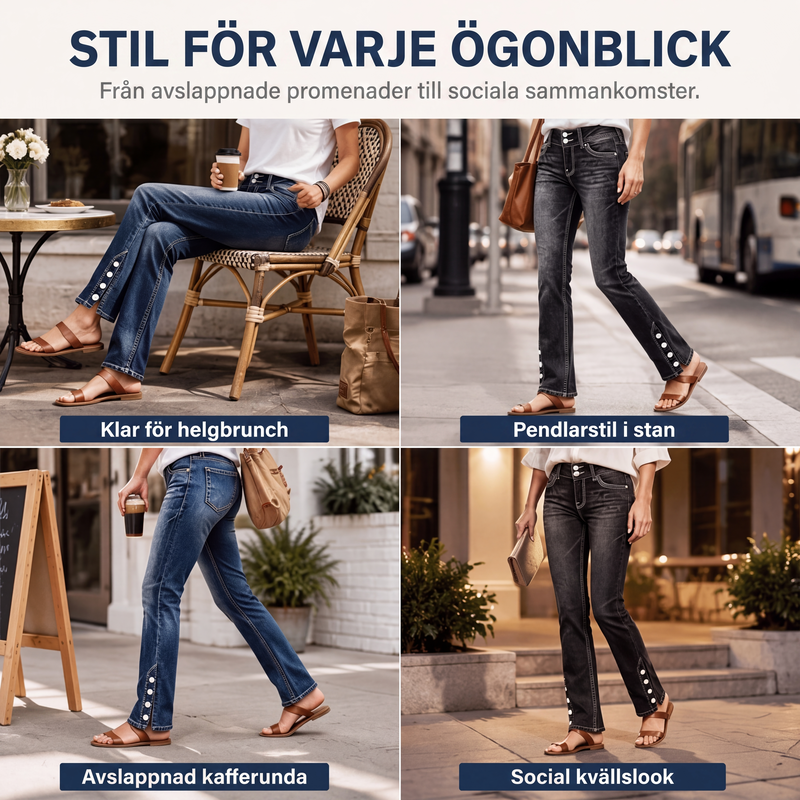 💎👖 Bästsäljare – vintage-stretchjeans – perfekta för vardagen och kontoret