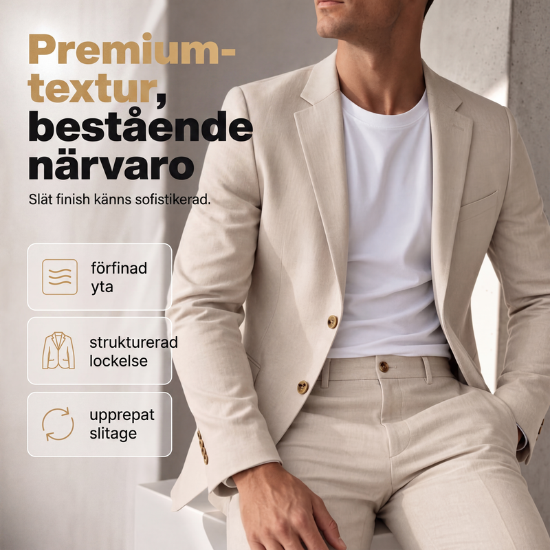 ⏳ Het erbjudande! |Herr Stretch Kostym – Modern Businesskostym med 4-Vägs Stretch och Lätt Komfort