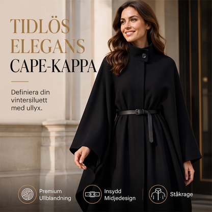 🧥 50 % RABATT |Elegant kappa med stående krage för kvinnor