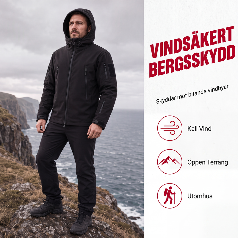Bästsäljare🔥|Herrarnas Vattentäta Vinterjacka – Vindtät och Värmande Outdoor Jacka