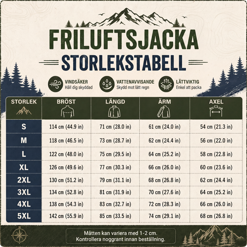 Bästsäljare🔥|Herrarnas Vattentäta Vinterjacka – Vindtät och Värmande Outdoor Jacka