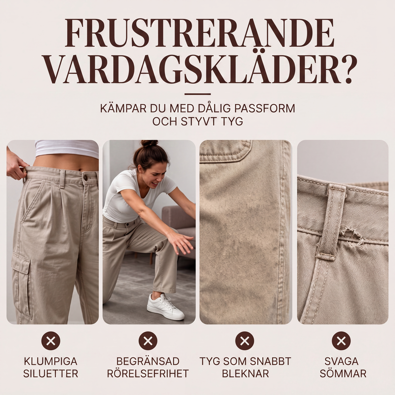 Bästsäljare🔥 👖 Vida raka byxor – skarpa linjer för hela dagen