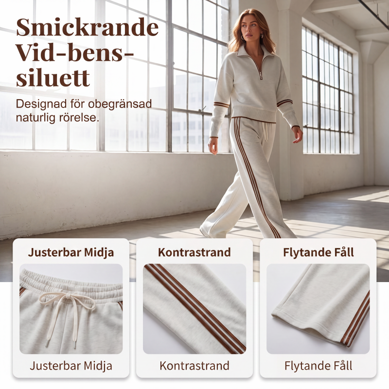 Ny kollektion🛍️Stilrent halvdraget set i mjuk premiumkvalitet
