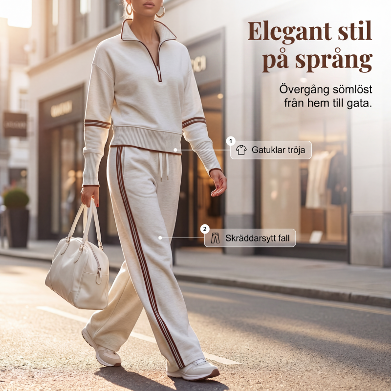 Ny kollektion🛍️Stilrent halvdraget set i mjuk premiumkvalitet