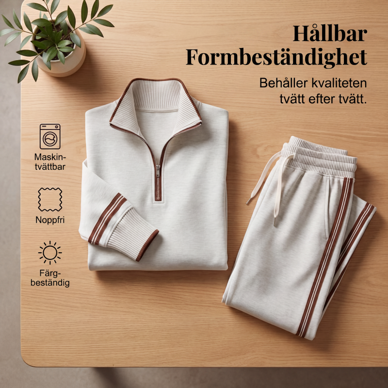Ny kollektion🛍️Stilrent halvdraget set i mjuk premiumkvalitet
