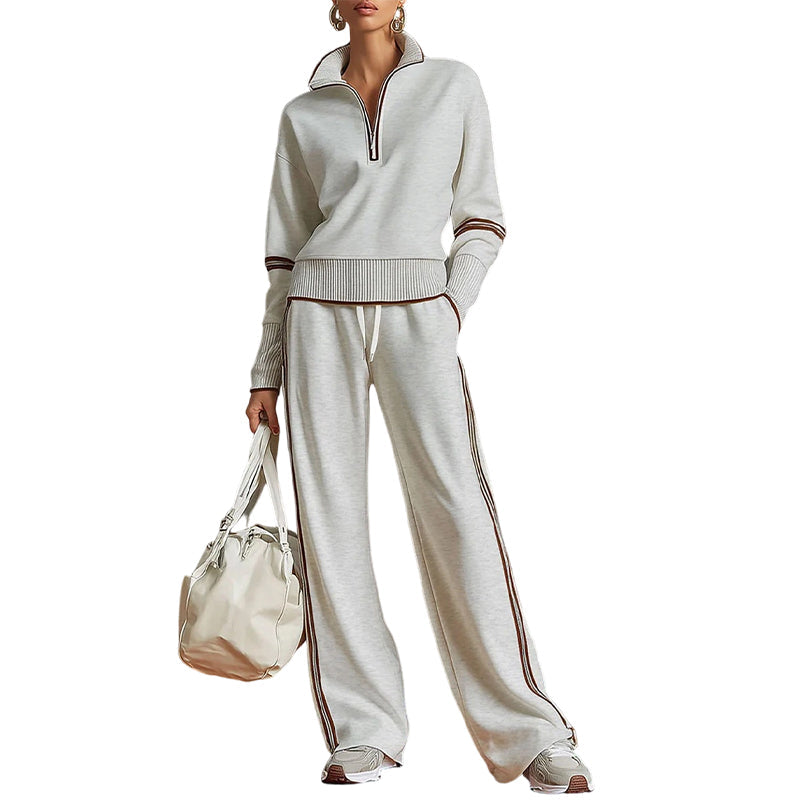 Ny kollektion🛍️Stilrent halvdraget set i mjuk premiumkvalitet