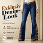 🎉NYHETER 2026✨|Damernas Retro Klockjeans med Hög Midja – Bohemiska Vida Jeans med Smickrande Passform