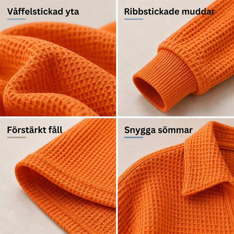 ⏳ Het erbjudande! |Stickad V-ringad Tröja för Kvinnor – Elegant Långärmad Top med Mjuk Passform och Tidlös Stil