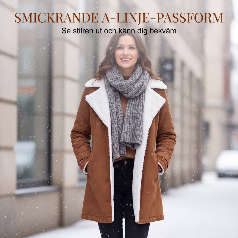 Nya ankomster📦|Varm Damjacka med Mjuk Insida – Elegant Krage och Bekväm Passform