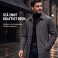 Vattentät midjelång trenchcoat för män