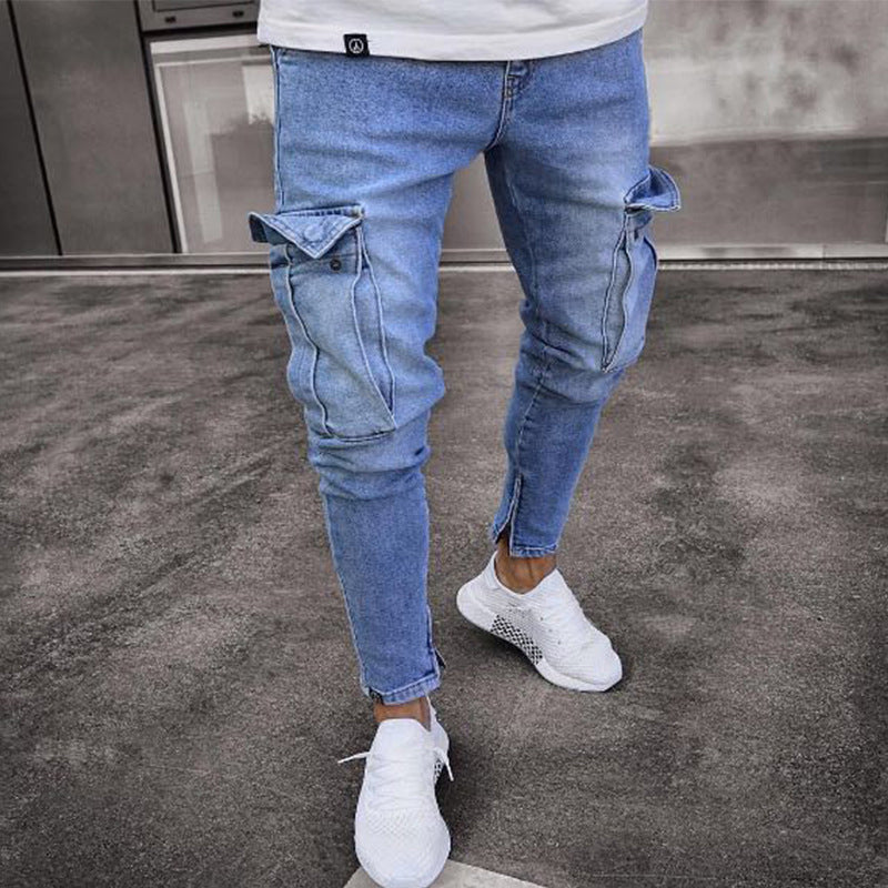 👖 50 % RABATT UNDER BEGRÄNSAD TID! ✨Skinny fit-jeans i stretch för män