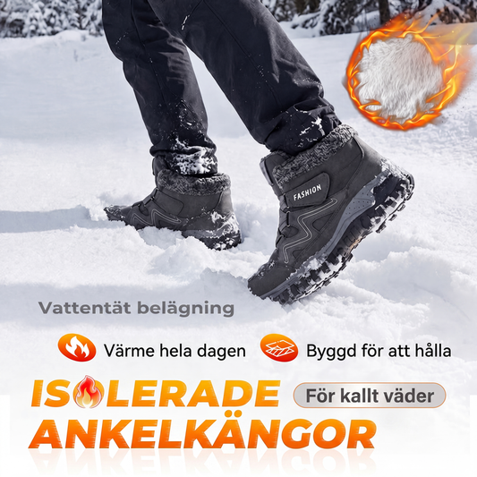❄️Komfortabla Vinterkängor – Varma och Stabilt Grepp för Vinterpromenader