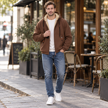 ⌛Tidsbegränsat erbjudande🛍️ Varm och bekväm hoodie i casualstil för män