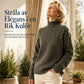 🍂Bästsäljande höstnyheter|⭐ Damernas Elegant Kabelstickad Polotröja – Mjuk & Varm Hösttröja med Hög Krage