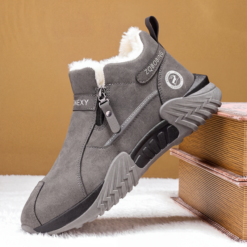 Bästsäljare🔥|Herrarnas Varma Sneakers – Vinterfodrade Komfortskor med Mjuk Foder för Kalla Dagar