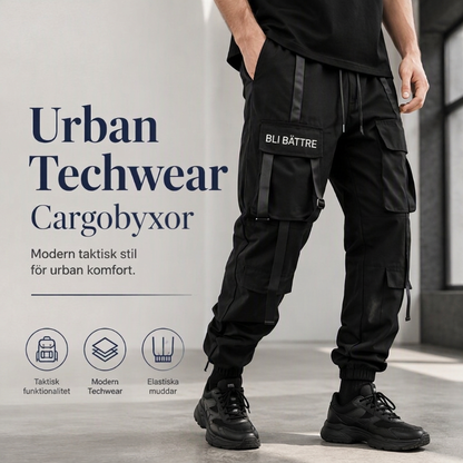 📢🎉50 % rabatt!!!🛍️✨Lösa cargobyxor för herrar