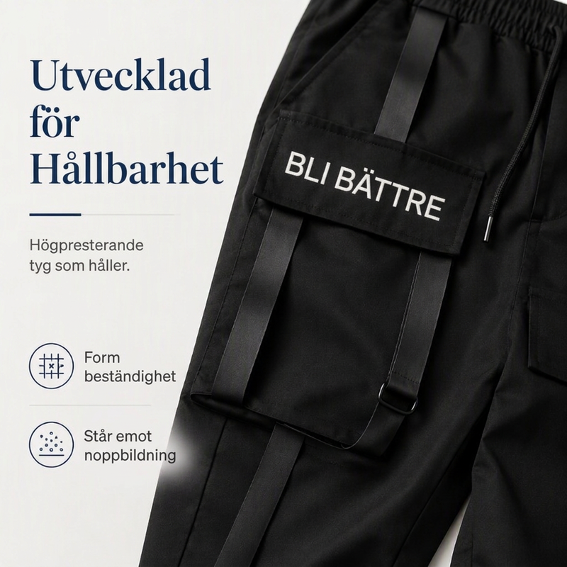📢🎉50 % rabatt!!!🛍️✨Lösa cargobyxor för herrar