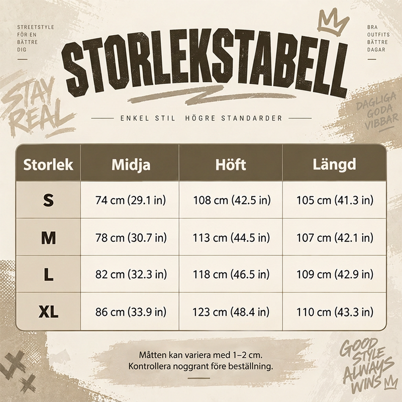 📢🎉50 % rabatt!!!🛍️✨Lösa cargobyxor för herrar